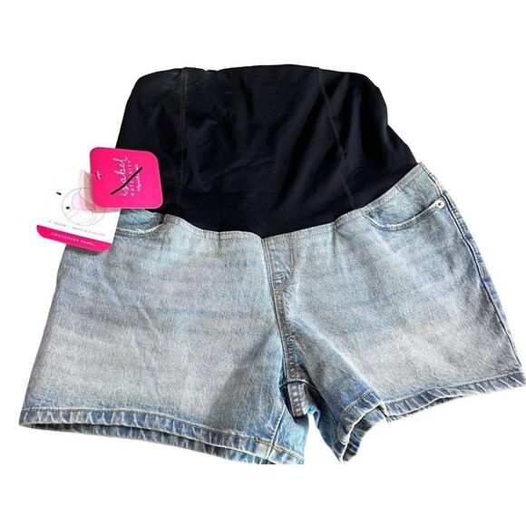 Isabel Crossover Maternity Shorts Size 6 - Picture 1 of 7